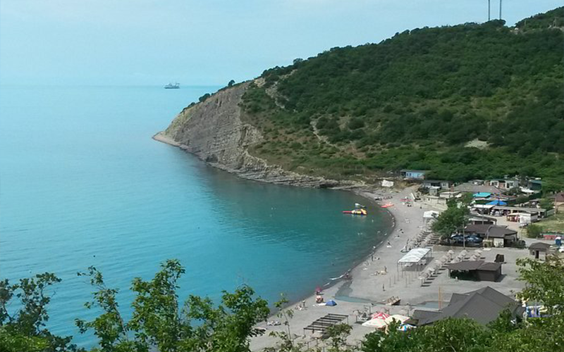 ساحل Durso در Krasnodar Krai