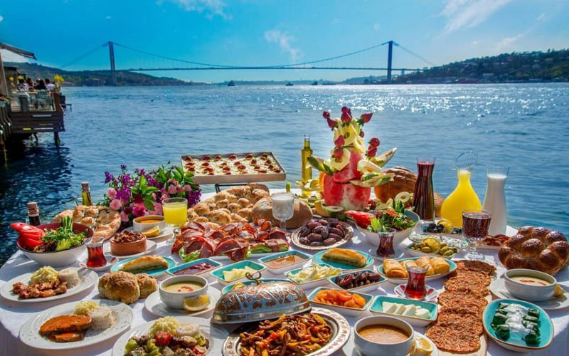 تنوع غذایی در آنتالیا و استانبول