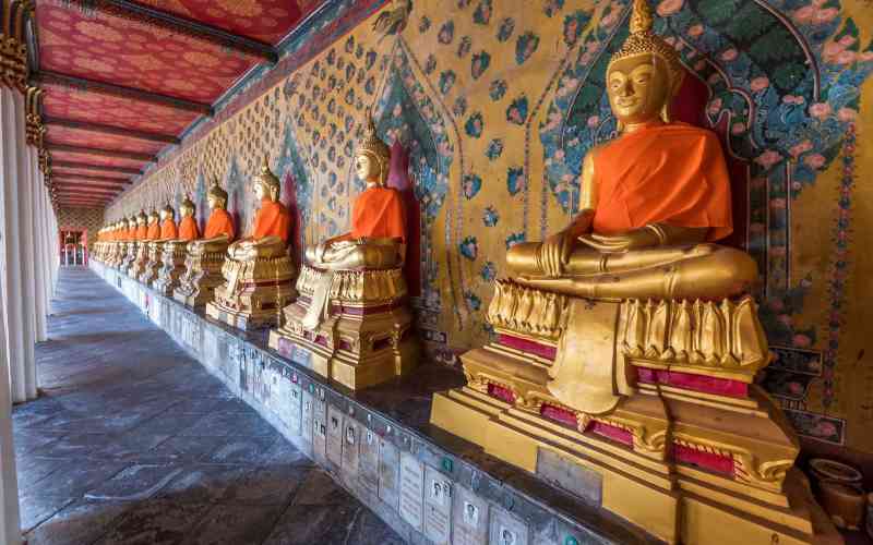 قسمت های مختلف معبد وات آرون
